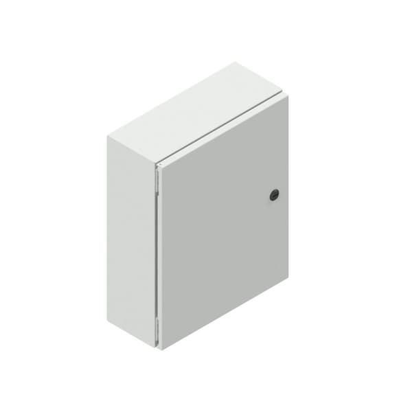 Wiegmann 1/4 Turn Latch Electrical Enclosures, 24 in H, 16 in D, 24 in W N412242416CLG - main